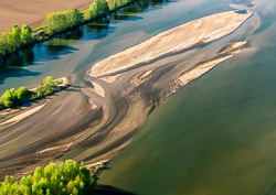 Loire vue du ciel